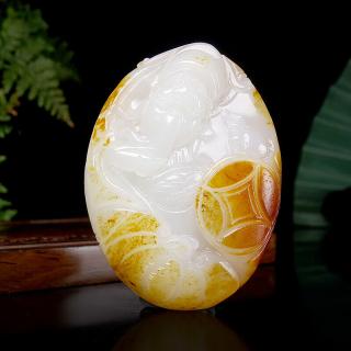 第七款:尚品恒缘和田玉财神挂件85